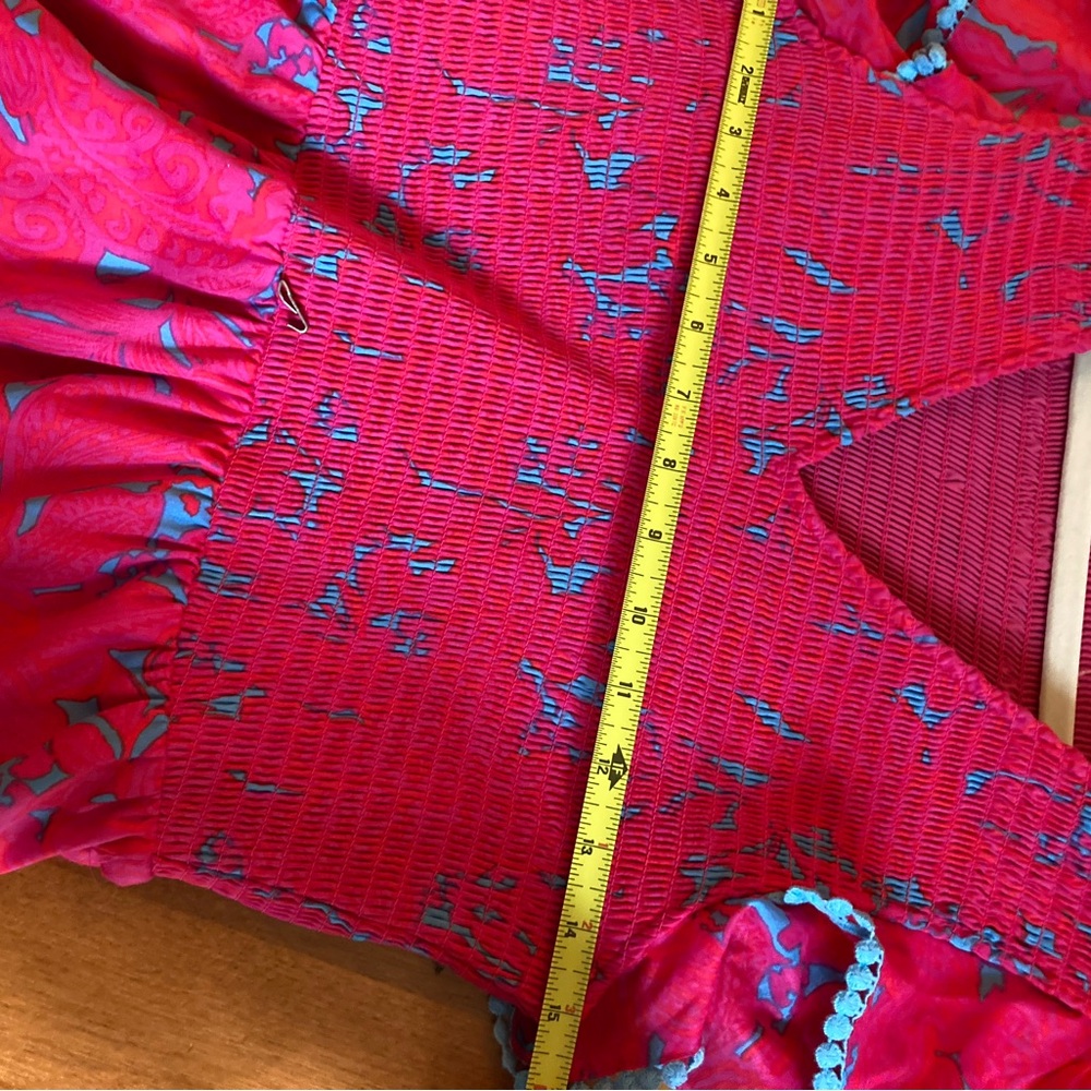 Sugarlips Pink and Blue Midi Dress - Picture 3 of 6